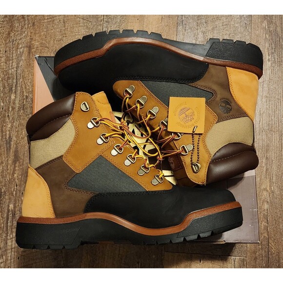 Timberland Jimmy Jazz Exclusive Release Field Boot 6" WP L/F Boot Black Nubuck - Picture 1 of 11